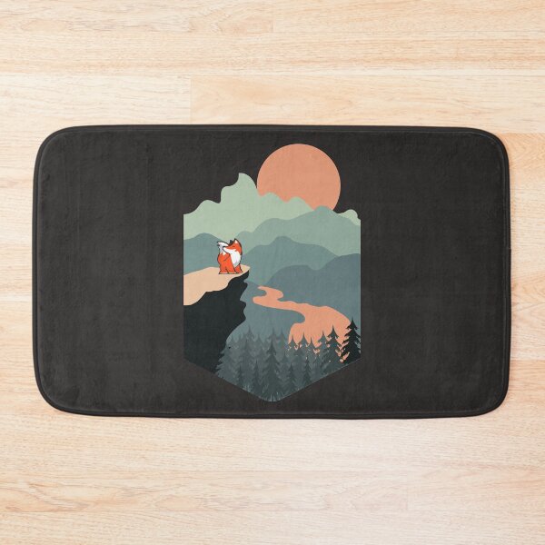Item preview, Landscape mountains fox designed and sold by blikonie.
