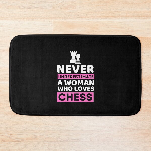 Item preview, Never Underestimate A Woman Who Loves Chess designed and sold by bifkee19.