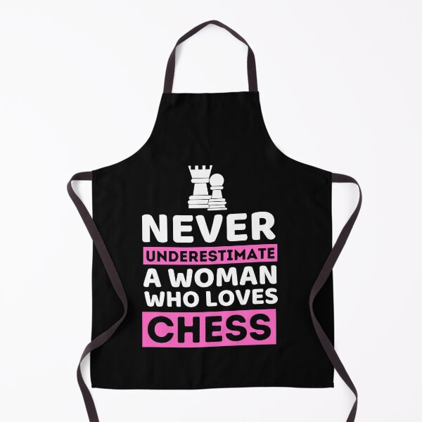 Item preview, Never Underestimate A Woman Who Loves Chess designed and sold by bifkee19.