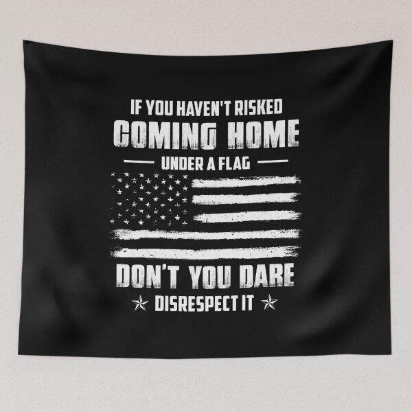 Item preview, Best Military Veteran Independence Retro Shirt Risked Coming Home American Flag T Shirt designed and sold by tuanitus.