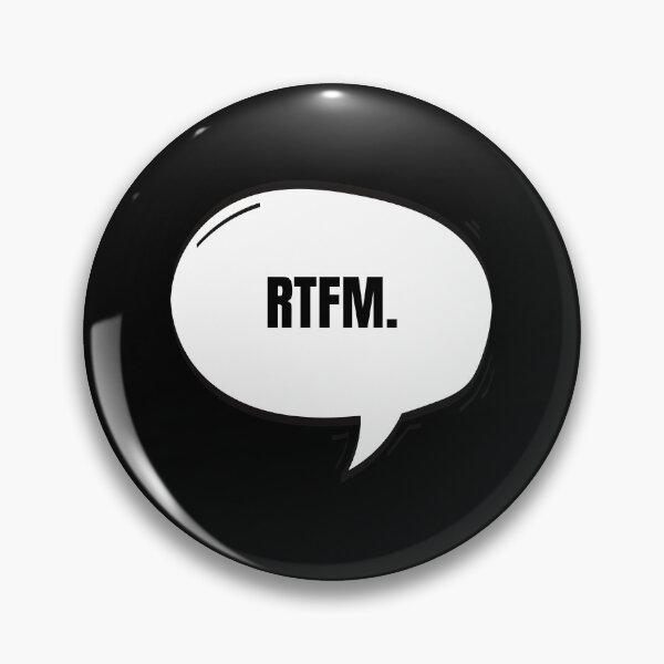 Item preview, RTFM Text-Based Speech Bubble designed and sold by Nathalie Aynié.