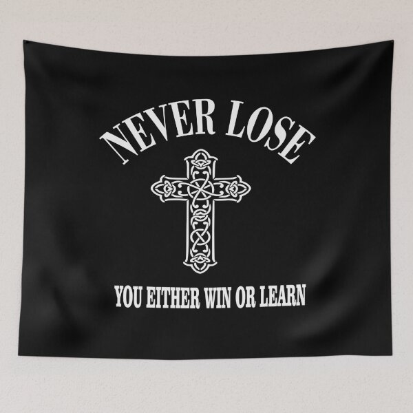 Item preview,  Fun Life Quote Never Lose Cross designed and sold by Type-Design.