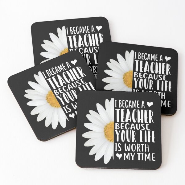 Item preview, I Became A Teacher Because Your Life Is Worth  designed and sold by Kelley411.