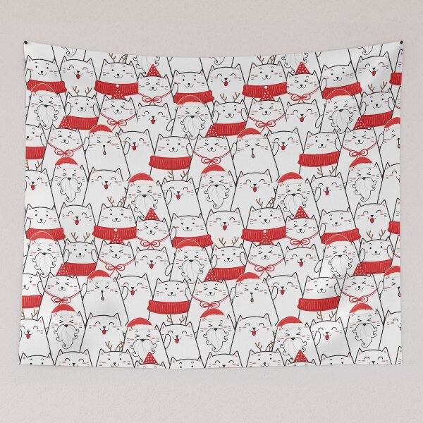 Item preview, Cute xmas cats designed and sold by darioviegas.
