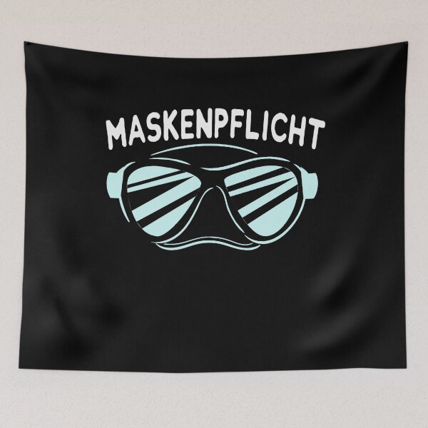 Item preview, Mask required diver diving diver gift designed and sold by Stndor.
