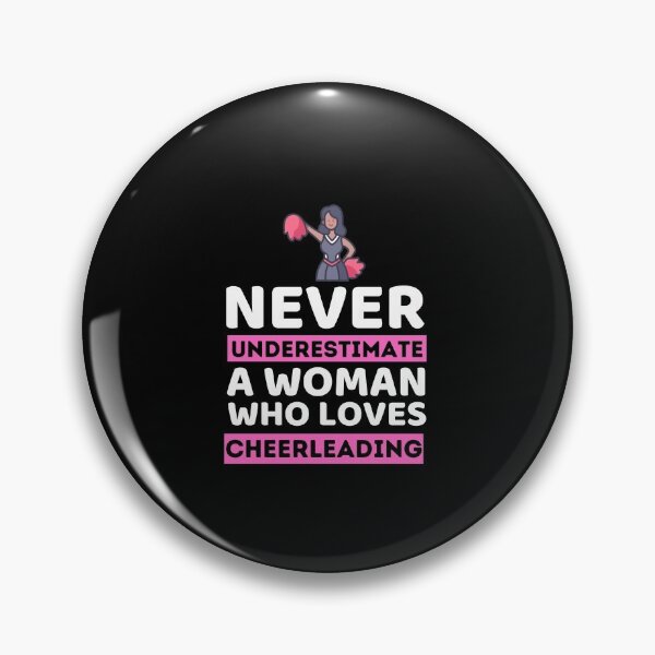 Item preview, Never Underestimate A Woman Who Loves Cheerleading designed and sold by bifkee19.