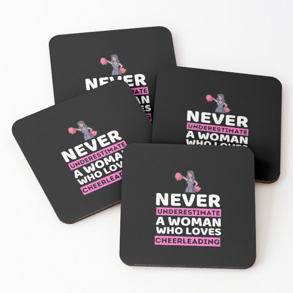 Item preview, Never Underestimate A Woman Who Loves Cheerleading designed and sold by bifkee19.