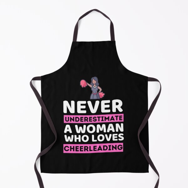Item preview, Never Underestimate A Woman Who Loves Cheerleading designed and sold by bifkee19.