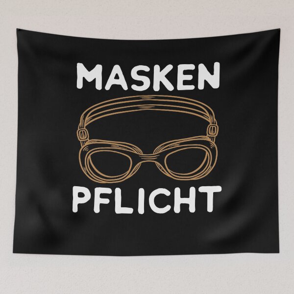 Item preview, Mask required diver diving diver gift designed and sold by Stndor.
