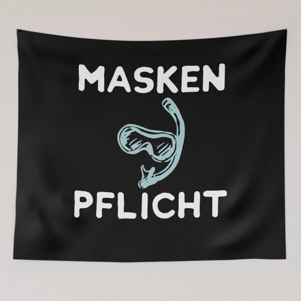 Item preview, Mask required diver diving diver gift designed and sold by Stndor.