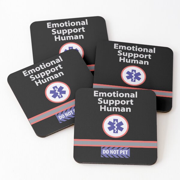 Item preview, Emotional Support Human designed and sold by LouiseFranksArt.