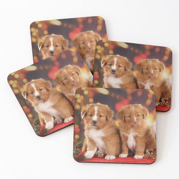 Item preview, Duck Toller Dogs Puppy Christmas Puzzle designed and sold by Toffy2222.