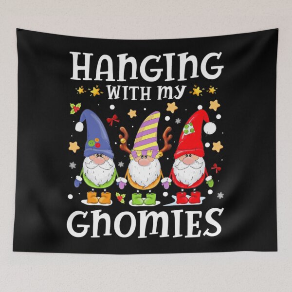 Item preview, Funny Gnome Friends Christmas designed and sold by JonesErin.