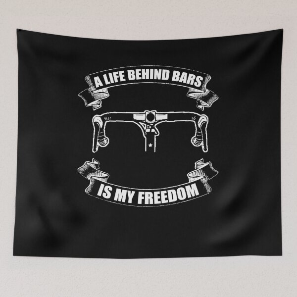 Item preview, A life behind bars is my freedom - Awesome bicycle rider Gift designed and sold by Teenation9.