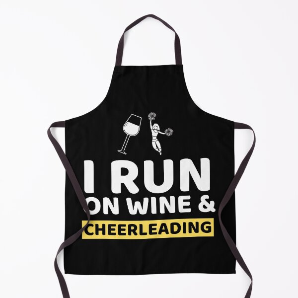 Item preview, I Run On Wine & Cheerleading designed and sold by bifkee19.