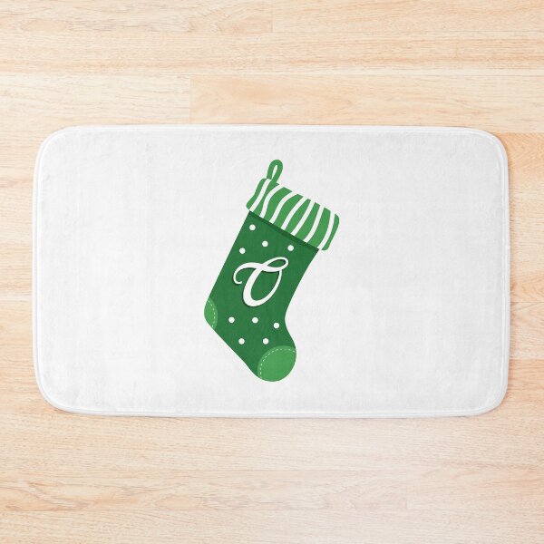Item preview, Christmas Stocking with the Letter O designed and sold by VicEllisArt.