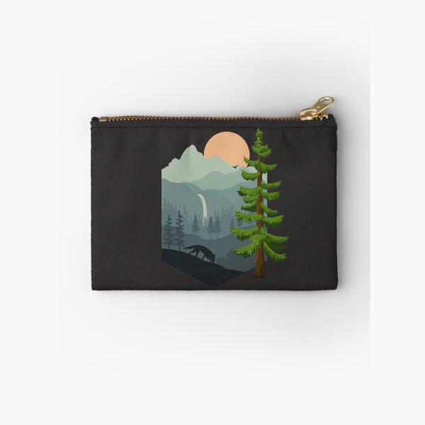 Item preview, Forest landscape mountains fox designed and sold by blikonie.