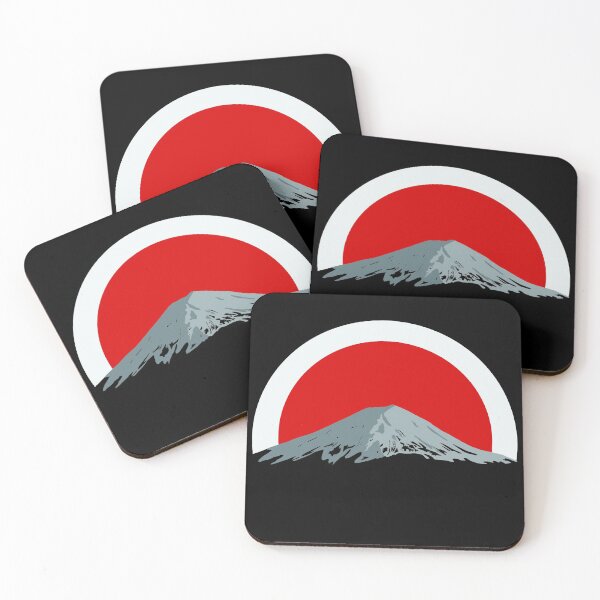 Item preview, Mount Fuji with rising sun designed and sold by gruthepidgeon.