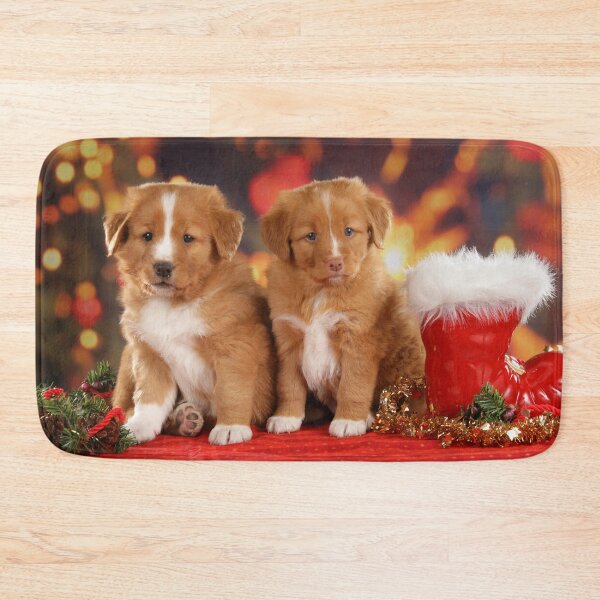 Item preview, Duck Toller Dogs Puppy Christmas Puzzle designed and sold by Toffy2222.