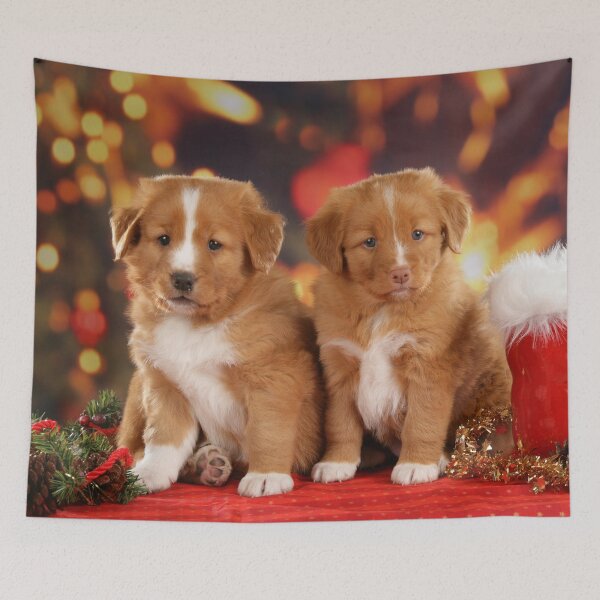 Item preview, Duck Toller Dogs Puppy Christmas Puzzle designed and sold by Toffy2222.