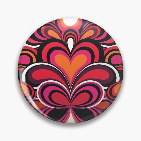 Item preview, 70s 60s retro Psychedelic Flower Power, Floral Pattern designed and sold by Ink Tally.