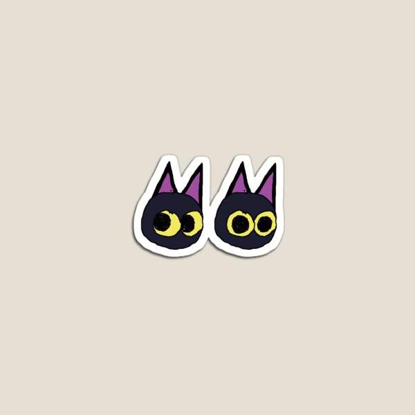 Black Cat Twitch Emote / Halloween Emote / Cute Emojis for 