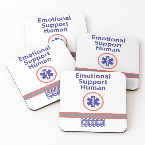 Item preview, Emotional Support Human designed and sold by LouiseFranksArt.