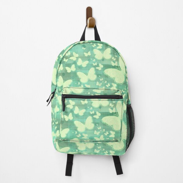 Item preview, Bright Green Plaid Butterflies Pattern designed and sold by everything4eva.