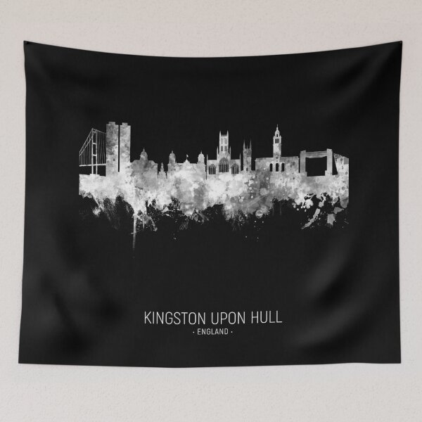 Item preview, Kingston upon Hull England Skyline designed and sold by ArtPrints.