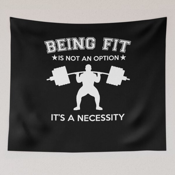 Item preview, Being fit is not an option - Awesome fitness lover Gift designed and sold by Teenation9.