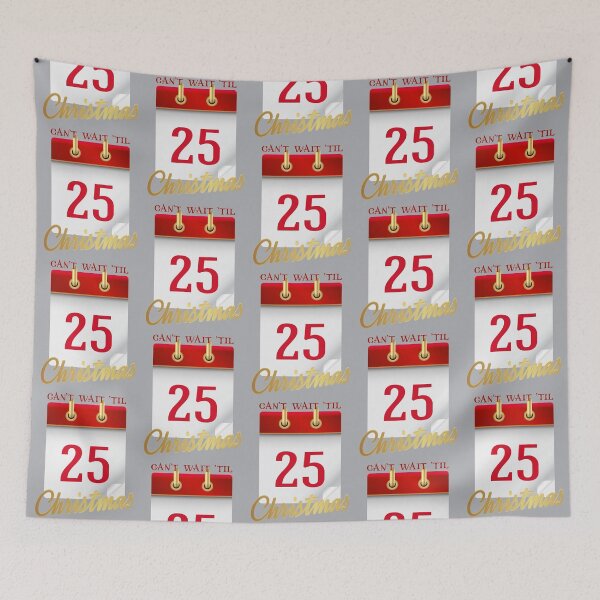 Item preview, Can’t Wait ‘Til Christmas designed and sold by PawsitiveMum.