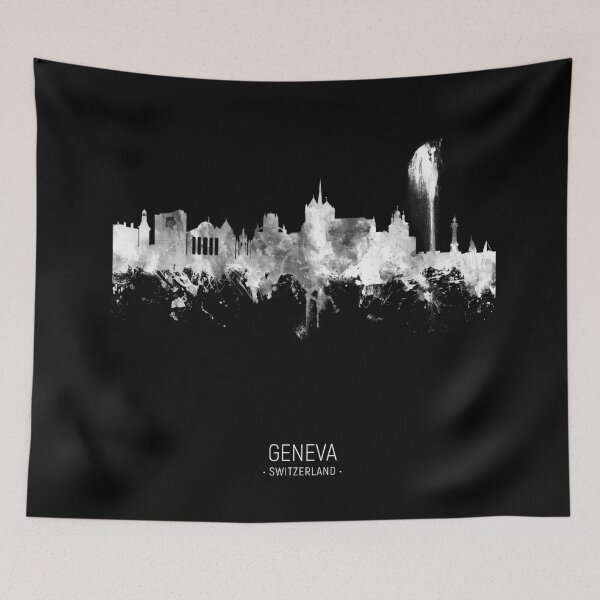 Item preview, Geneva Switzerland Skyline designed and sold by ArtPrints.