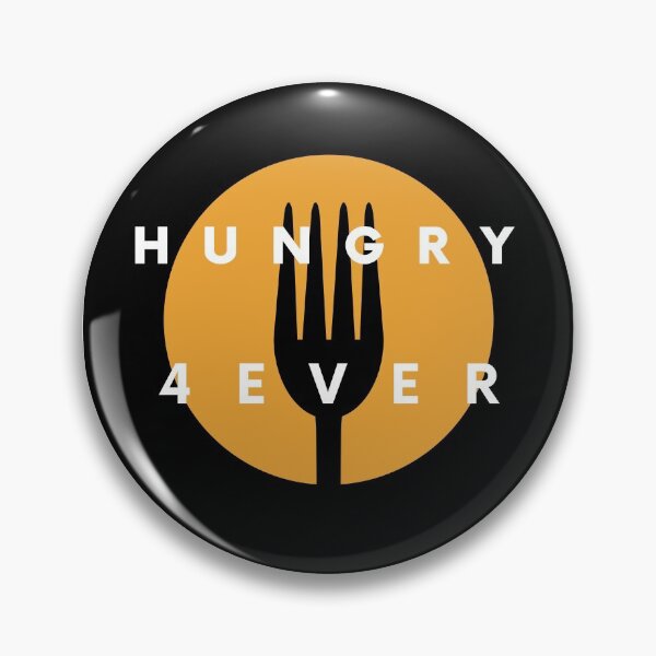 Item preview, Forever Hungry Black Yellow designed and sold by kyds.