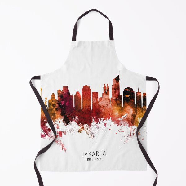 Item preview, Jakarta Skyline Indonesia designed and sold by ArtPrints.