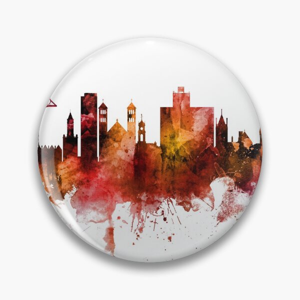 Item preview, Middlesbrough England Skyline designed and sold by ArtPrints.