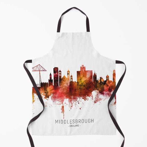 Item preview, Middlesbrough England Skyline designed and sold by ArtPrints.