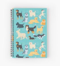 Cuaderno de espiral Dapper Dogs - patrón 2