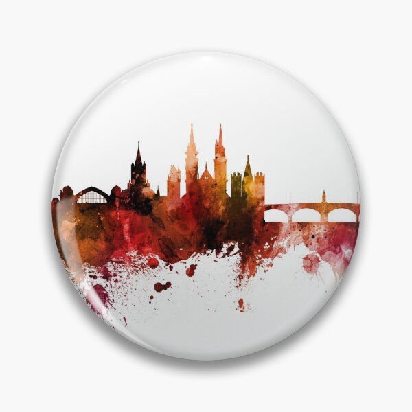 Item preview, Basel Switzerland Skyline designed and sold by ArtPrints.