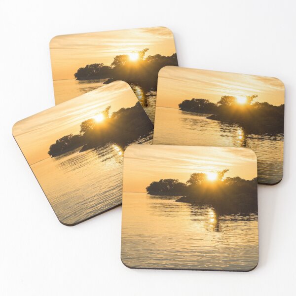 Item preview, Pure Gold - Silky Sunrise Over Water designed and sold by Georgia Mizuleva.