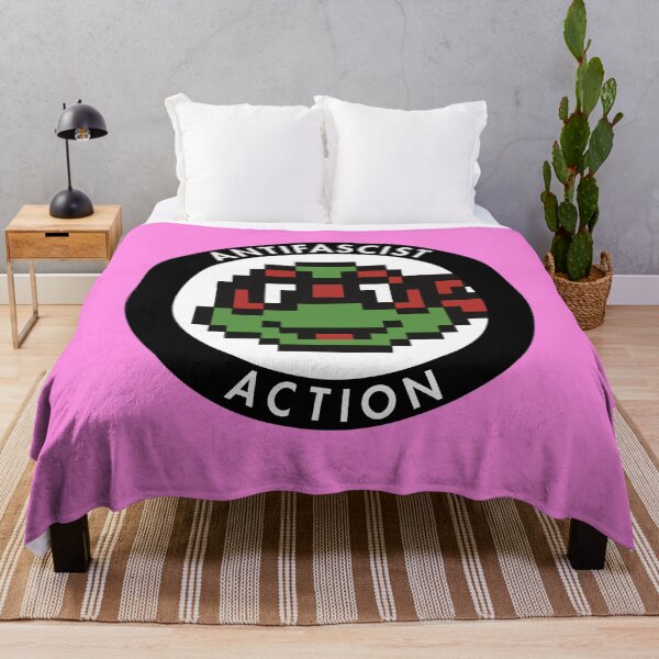 Item preview, Antifascist action pink designed and sold by reasonablemunki.