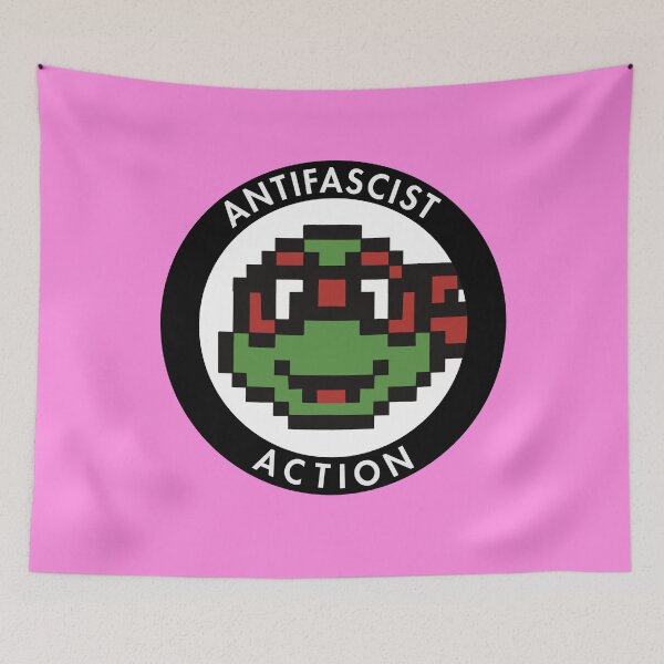 Item preview, Antifascist action pink designed and sold by reasonablemunki.