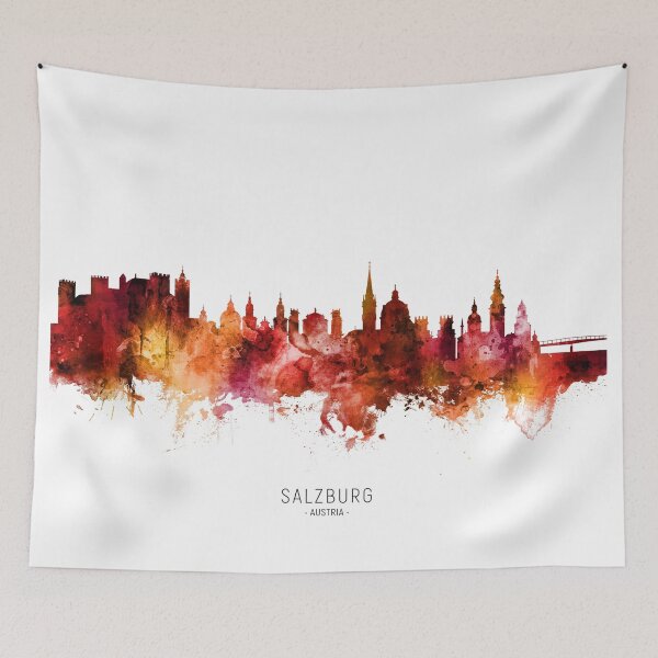 Item preview, Salzburg Austria Skyline designed and sold by ArtPrints.