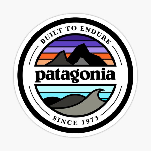 built to endure inspired ( patagonia ) Sticker