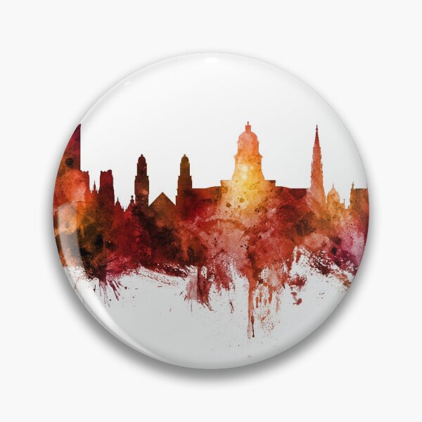 Item preview, Brussels Belgium Skyline designed and sold by ArtPrints.