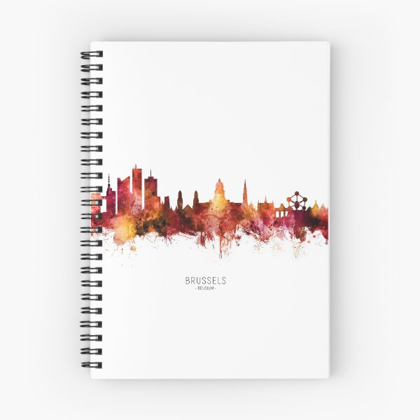 Item preview, Brussels Belgium Skyline designed and sold by ArtPrints.
