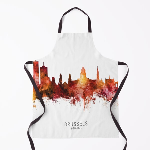 Item preview, Brussels Belgium Skyline designed and sold by ArtPrints.