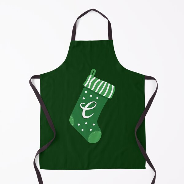 Item preview, Christmas Stocking with the Letter C designed and sold by VicEllisArt.