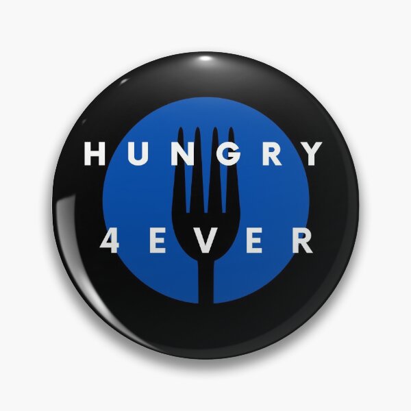 Item preview, Forever Hungry Black Blue designed and sold by kyds.