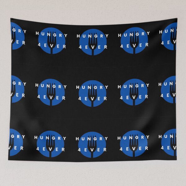 Item preview, Forever Hungry Black Blue designed and sold by kyds.