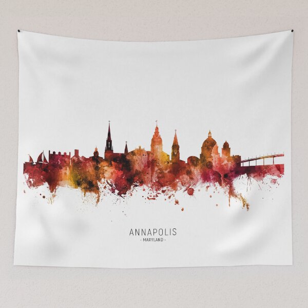 Item preview, Annapolis Maryland Skyline designed and sold by ArtPrints.